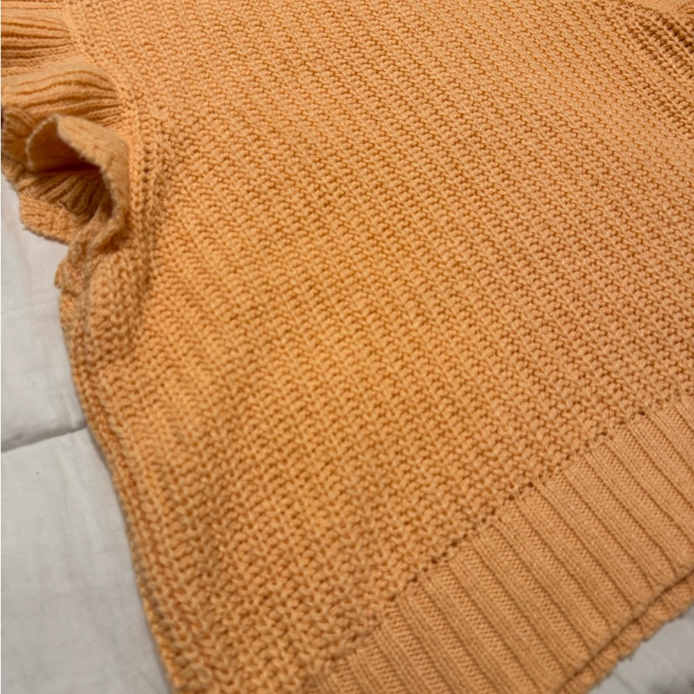Universal Thread Women's Ruffled Knit Sweater - Peach - Picture 6 of 7